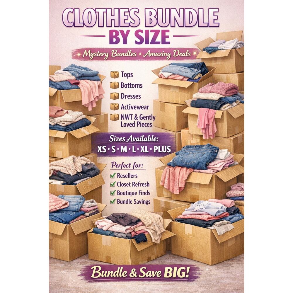 #1402 Womens XL 3 pounds 14oz 5 items no cancels